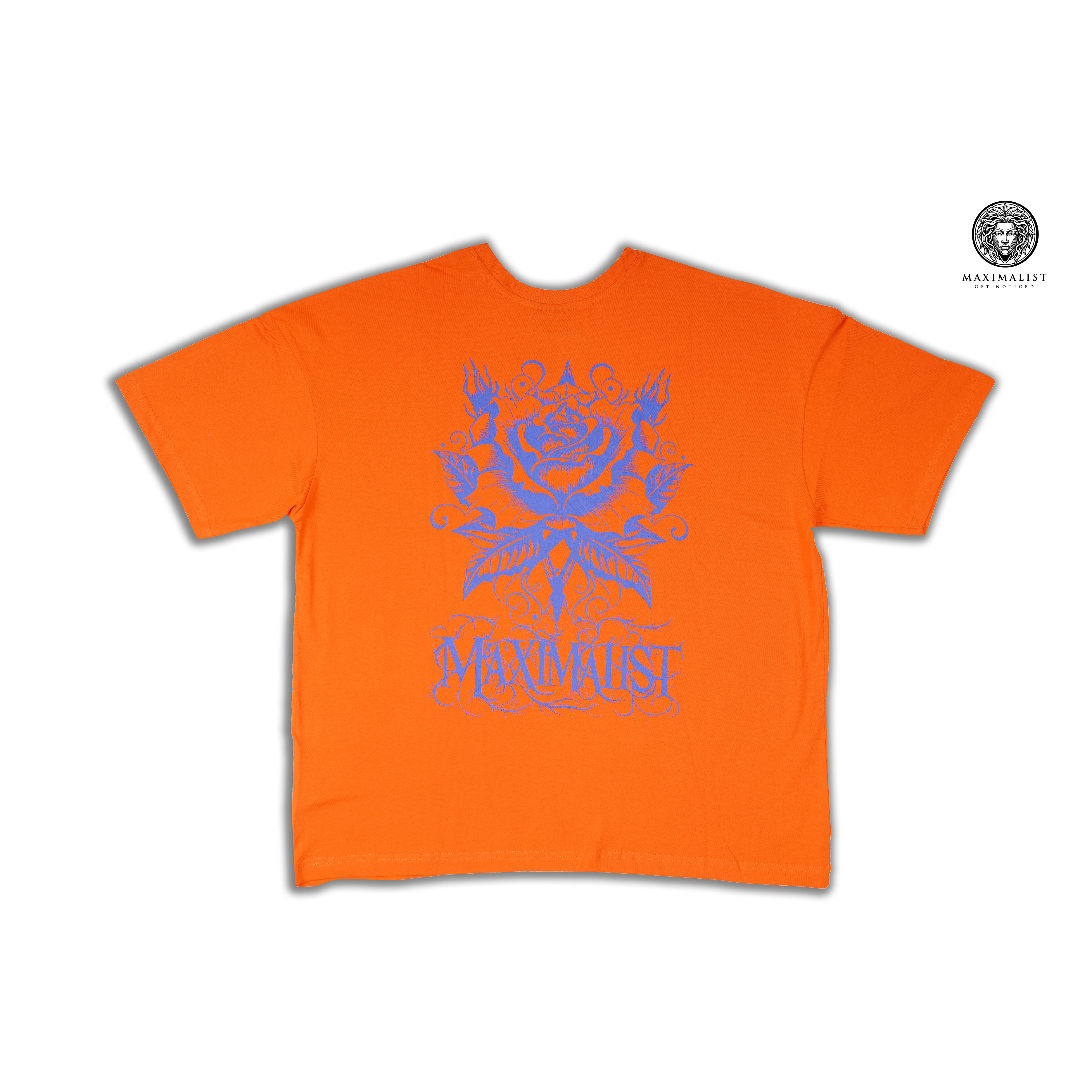 Bright Orange Oversize Drop Shoulder T-shirt
